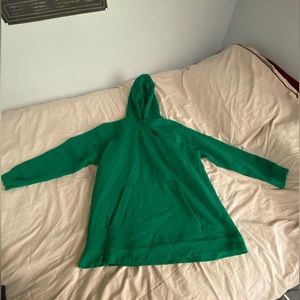 Green oversized Zara hoodie